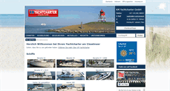 Desktop Screenshot of km-yachtcharter.de