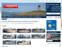 Tablet Screenshot of km-yachtcharter.de